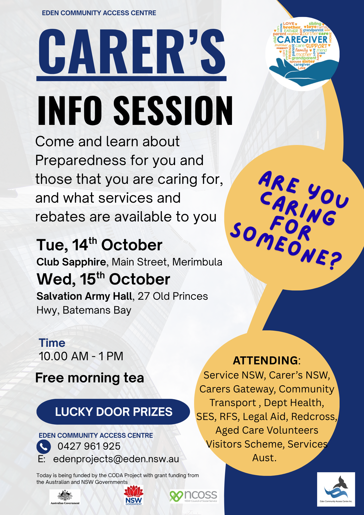 Carers Workshop flyer