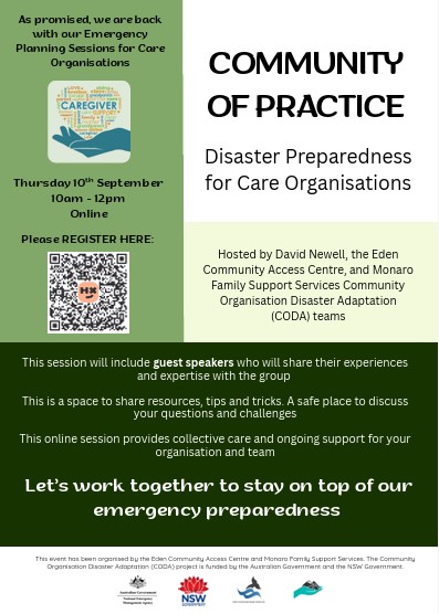 Disaster Prep for Care Organisations