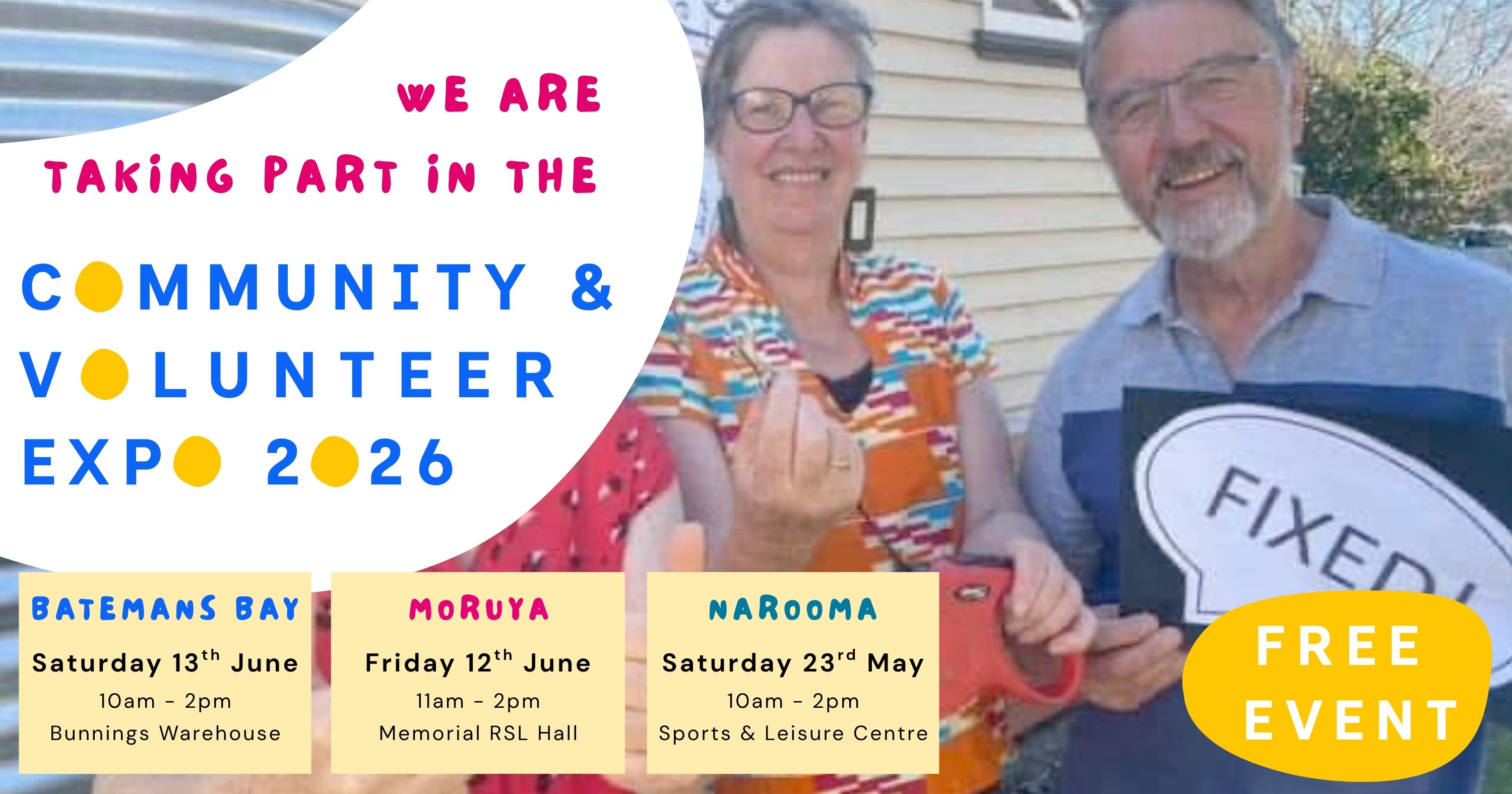 Moruya Volunteering Expo 2026 information