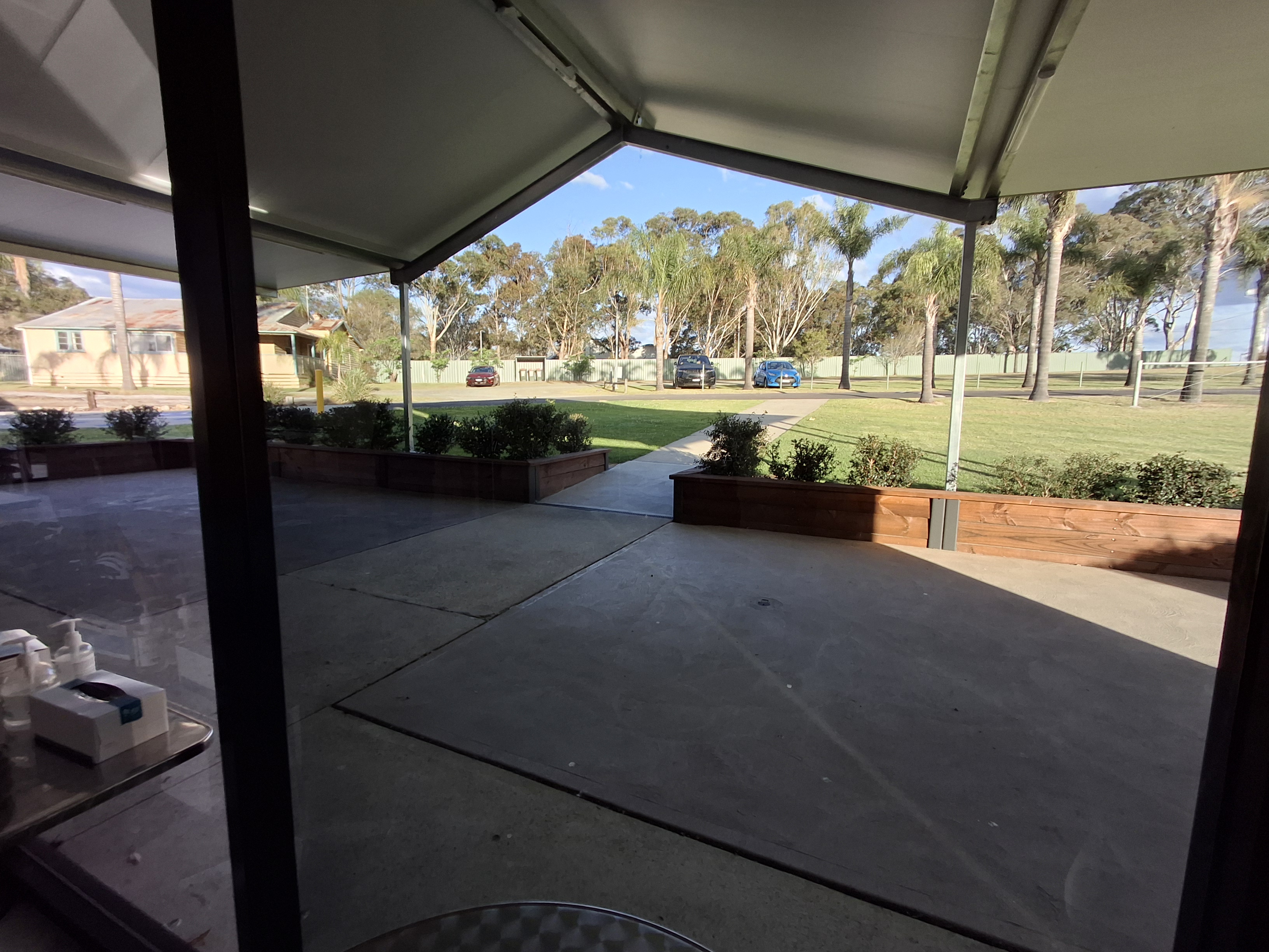 Sheltered outdoor area, Southern Life Church