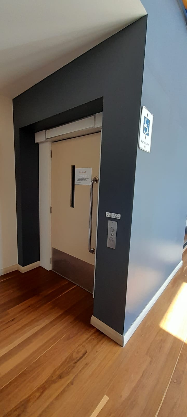 Accessible lift at Moruya SLSC