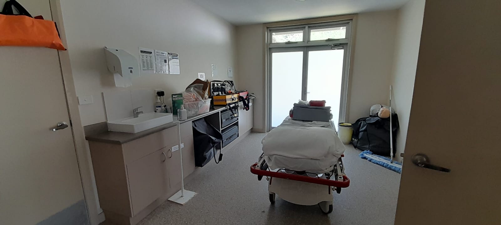 First aid room at Moruya SLSC