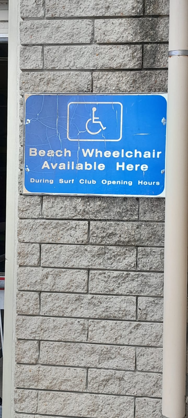 Beach wheelchair available at Moruya SLSC