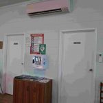Male and female toilets