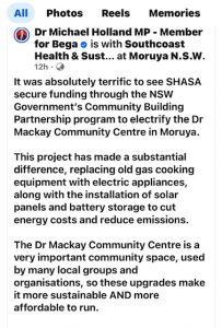 Opening of Dr McKay Community Centre by Dr Michael Holland