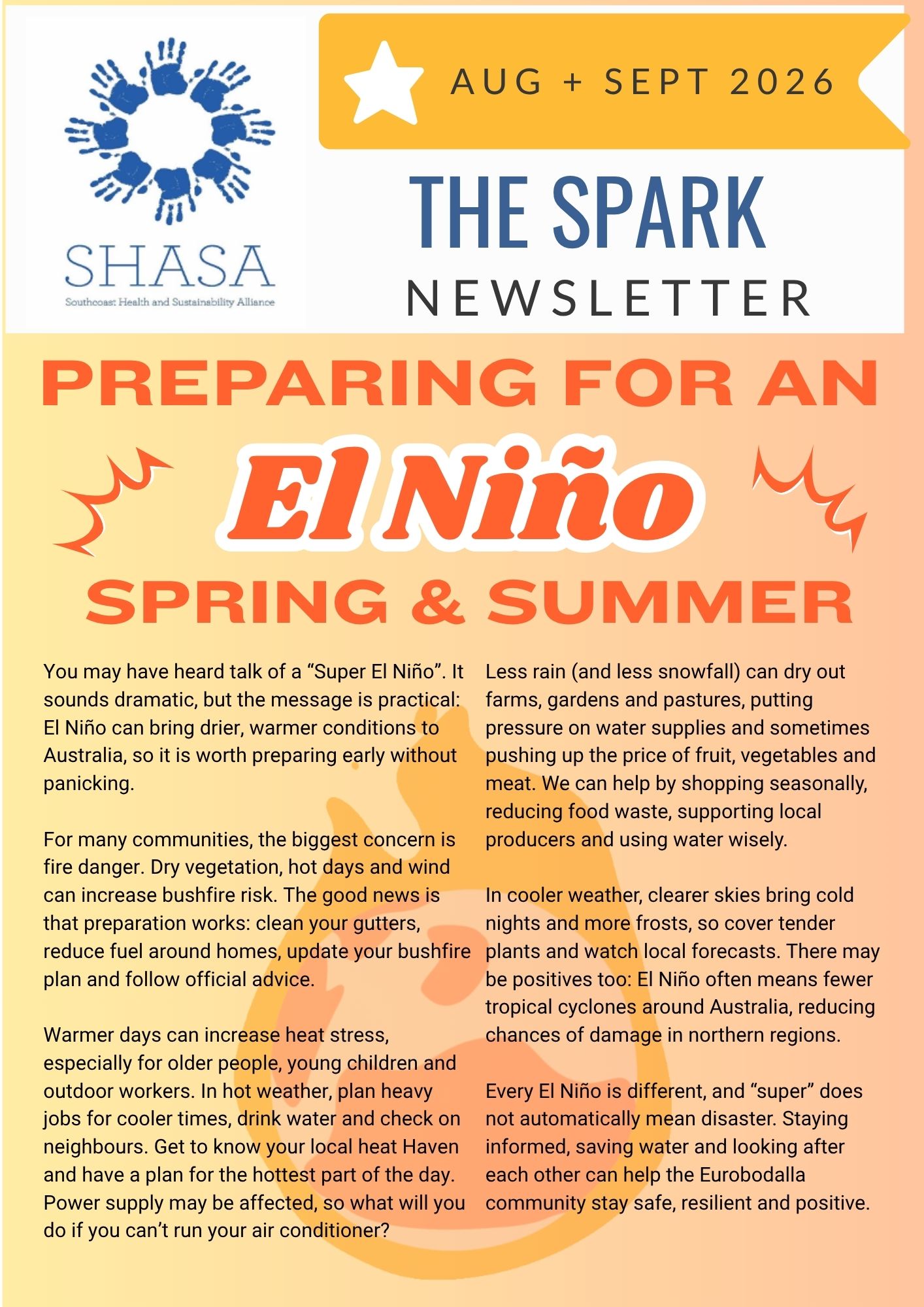 The Spark Aug-Sept 2026 cover